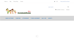 Desktop Screenshot of homegoodsreview.com